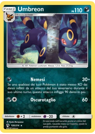 Umbreon #120/214 — Tuoni Perduti