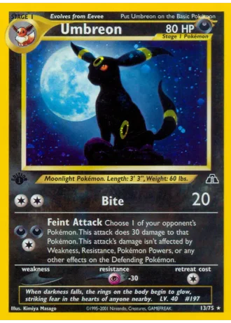 Umbreon #13 — Neo Discovery