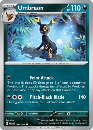 Umbreon #130/197 — Trick or Trade 2024