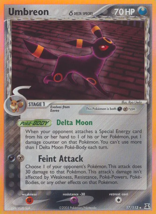 Umbreon #17 — EX Specie Delta