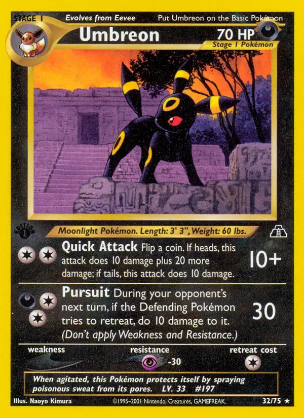 Umbreon (1st Edition) #32 — Neo Discovery (1st Edition)