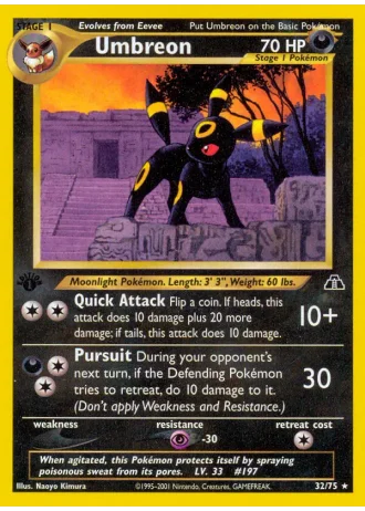 Umbreon #32 — Neo Discovery