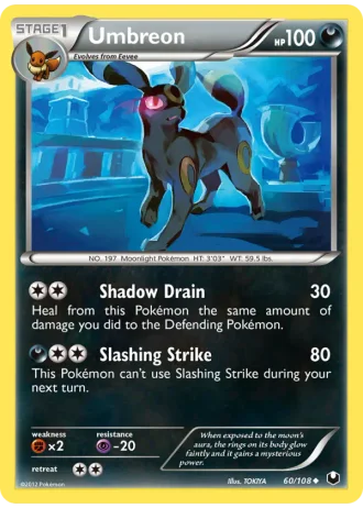 Umbreon #60 — Dark Explorers