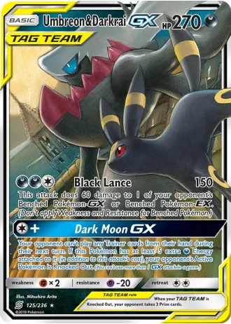 Umbreon & Darkrai GX #125 — Unified Minds
