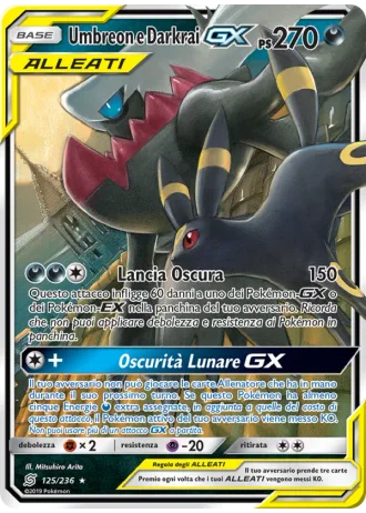 Umbreon e Darkrai GX #125/236 — Sintonia Mentale