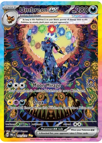 Umbreon ex #161 — Prismatic Evolutions