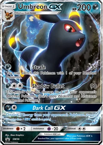 Umbreon GX #SM36 — Sun & Moon Promos