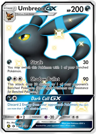 Umbreon GX #SV69 — Shiny Vault (Hidden Fates)
