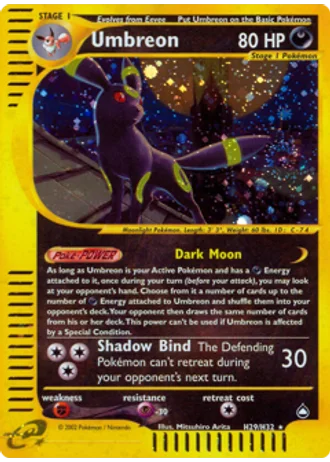 Umbreon #H29 — Aquapolis