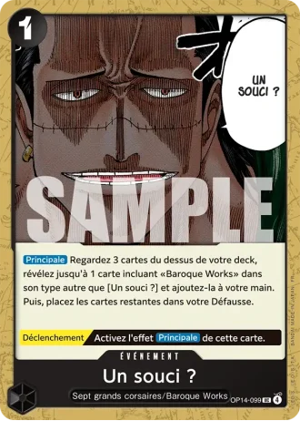 Un souci ? (OP14-099) — Les Sept de la Mer d'Azur (OP14-EB04)
