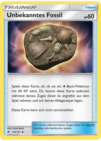 Unbekanntes Fossil #116/131 — Grauen Der Lichtfinsternis