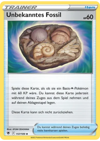 Unbekanntes Fossil #157/189 — Astralglanz