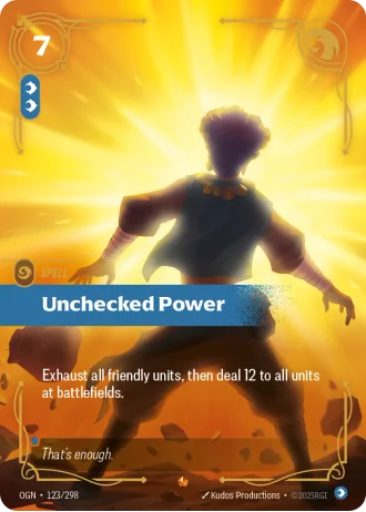 Unchecked Power #123/298 — Origins