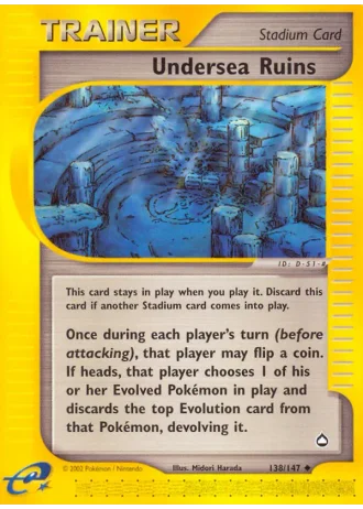 Undersea Ruins #138/147 — Aquapolis