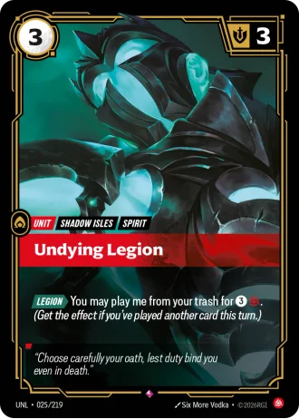 Undying Legion #025/219 — Unleashed