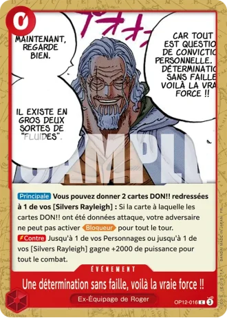 Une détermination sans faille, voilà la vraie force !! (OP12-016) — l'Héritage du Maître (OP12)