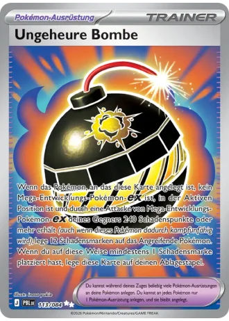 Ungeheure Bombe #113/84 — Dunkelnacht