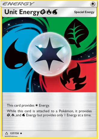 Unit Energy GrassFireWater #137/156 — Ultra Prism