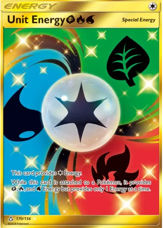 Unit Energy GrassFireWater #170/156 — Ultra Prism