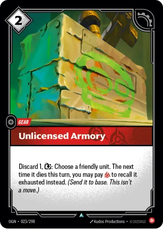 Unlicensed Armory #023/298 — Origins