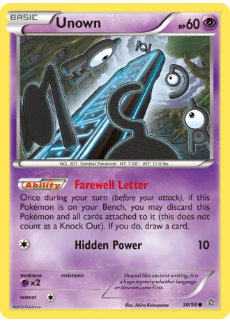 Unown #30 — Ancient Origins
