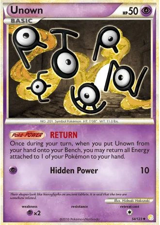 Unown #54 — HeartGold SoulSilver