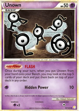 Unown #55 — HeartGold SoulSilver