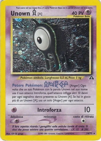 Unown [A] (1ª Edizione) #14/75 — Neo Discovery (1ª Edizione)