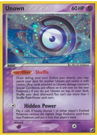 Unown D — Unseen Forces Unown Collection