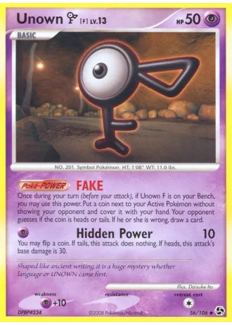 Unown F #56 — Great Encounters