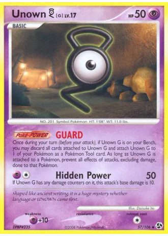 Unown G #57 — Great Encounters