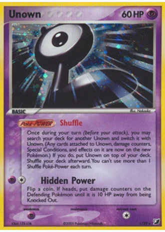 Unown L — EX Forze Segrete Unown