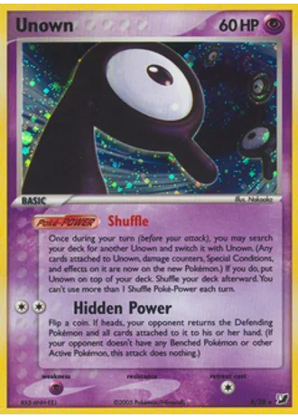 Unown R — Unseen Forces Unown Collection