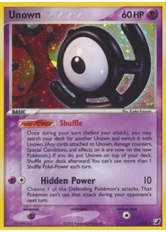 Unown U — Unseen Forces Unown Collection