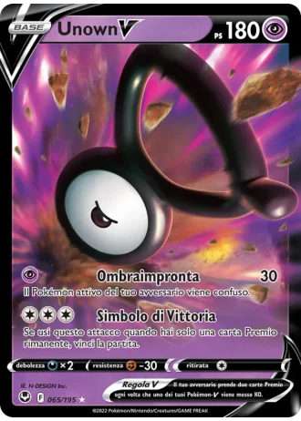 Unown V #065 — Tempesta Argentata