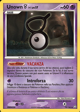 Unown V #79/146 — Il Risveglio dei Miti