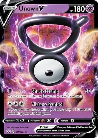 Unown V SWSH300 — Sword & Shield Promos