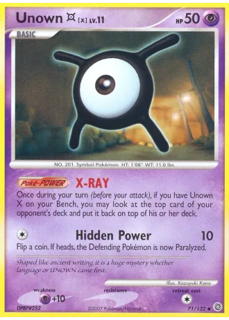 Unown X #71 — Secret Wonders