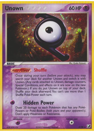 Unown Z — Unseen Forces Unown Collection