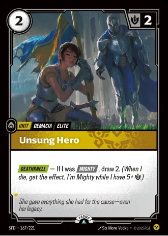 Unsung Hero #167/221 — Organized Play Promos