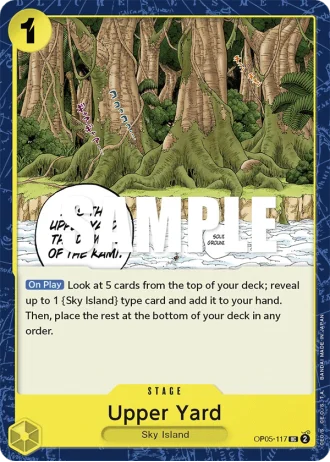 Upper Yard (OP05-117) — Awakening of the New Era (OP05)