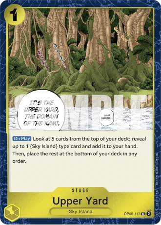 Upper Yard (OP05-117) (Jolly Roger Foil) — One Piece The Best (PRB01)