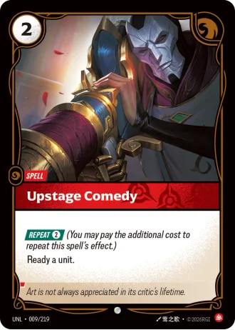 Upstage Comedy #009/219 — Unleashed