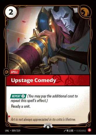 Upstage Comedy #009/219 — Organized Play Promos