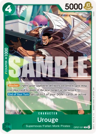 Urouge (OP07-021) (Reprint) — One Piece Card The Best Vol.2(PRB02)