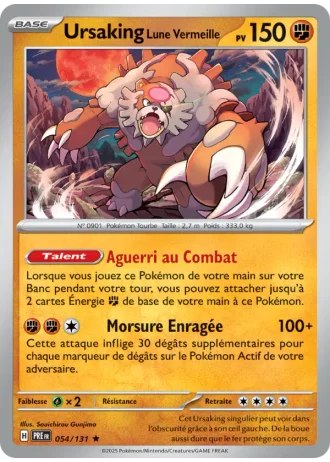 Ursaking Lune Vermeille #054/131 — Évolutions Prismatiques