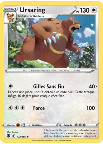 Ursaring #123 — Astres Radieux