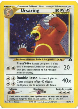 Ursaring #15/75 — Neo Discovery