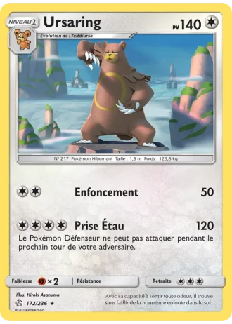 Ursaring #172/236 — Éclipse Cosmique