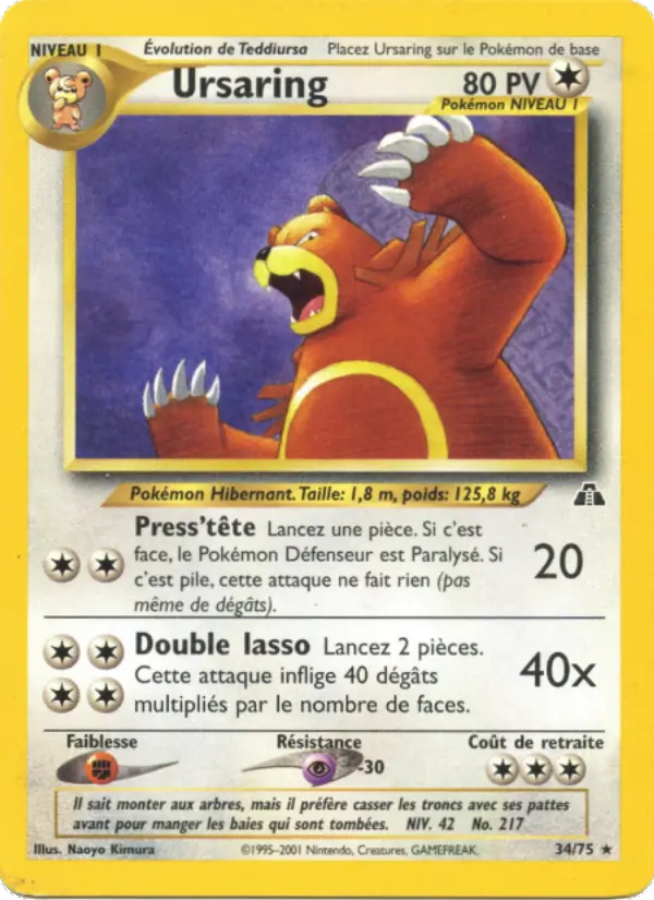Ursaring #34 — Neo Discovery